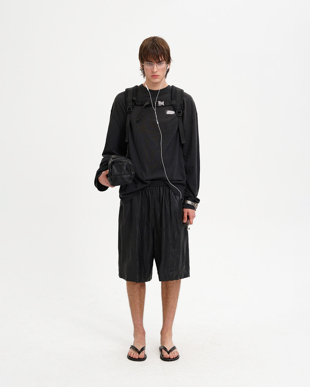 Organic Cotton Longsleeve Tee - Off Shoulder