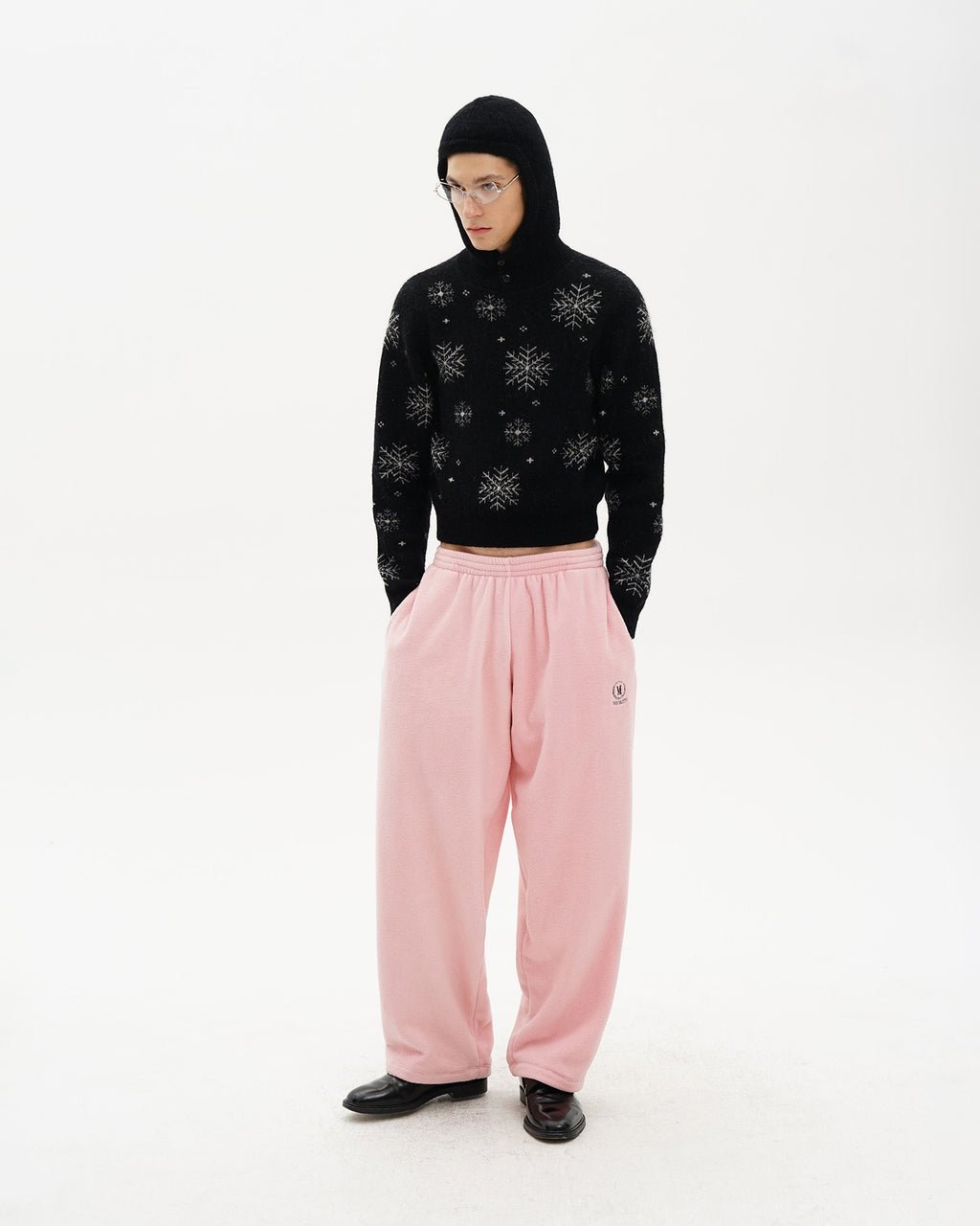 Panelled Anti-Static Fleece Sweatpants