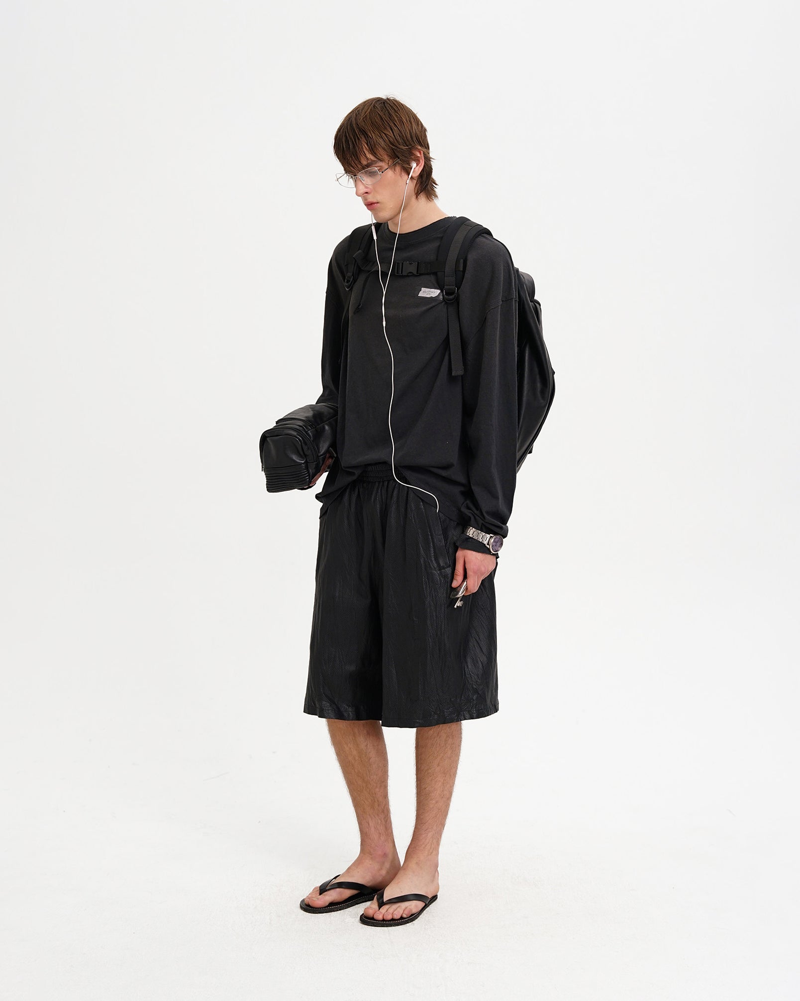 Organic Cotton Longsleeve Tee - Off Shoulder