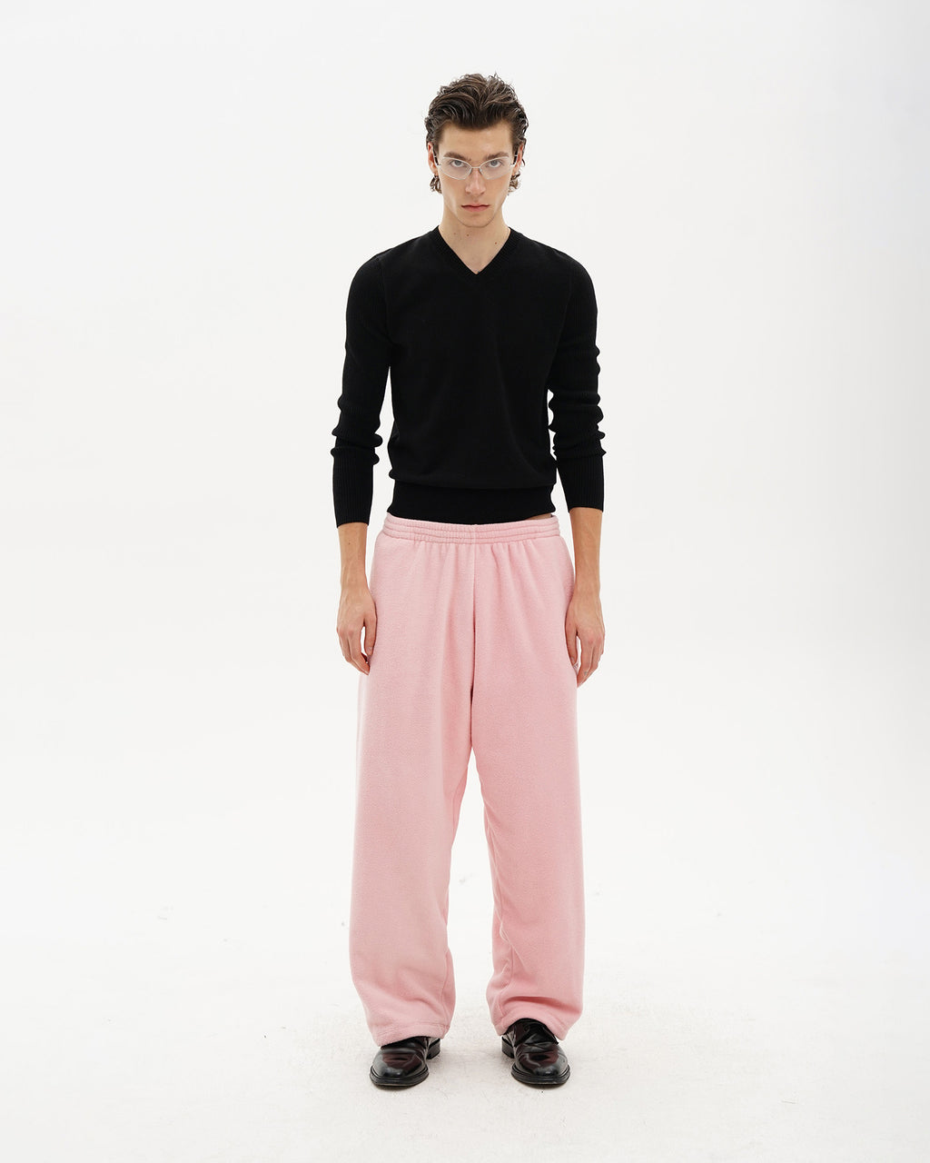 Panelled Anti-Static Fleece Sweatpants