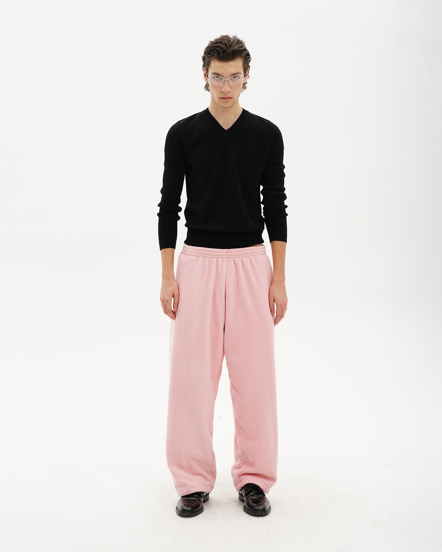 Panelled Anti-Static Fleece Sweatpants