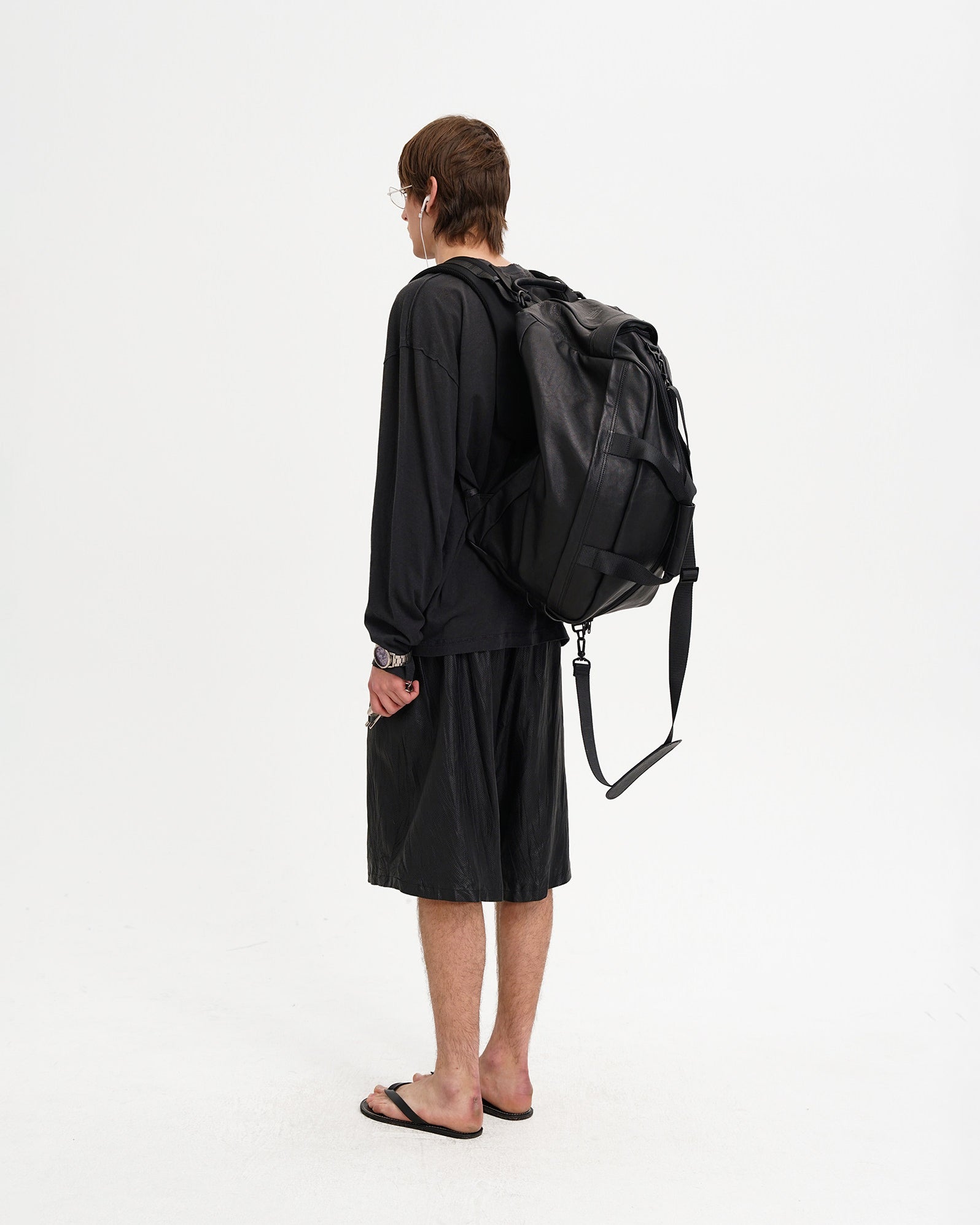 Organic Cotton Longsleeve Tee - Off Shoulder