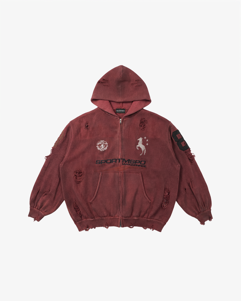 Azakuza Knit Zip Hoodie