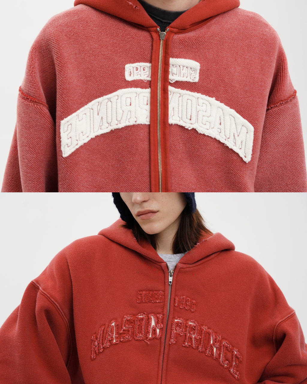 Yanze Washed Zip Hoodie