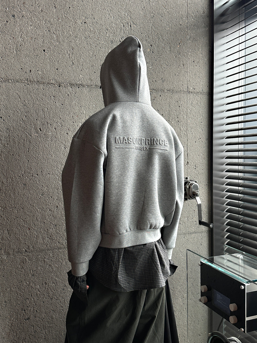 Double Layer Hooded Sweatshirt