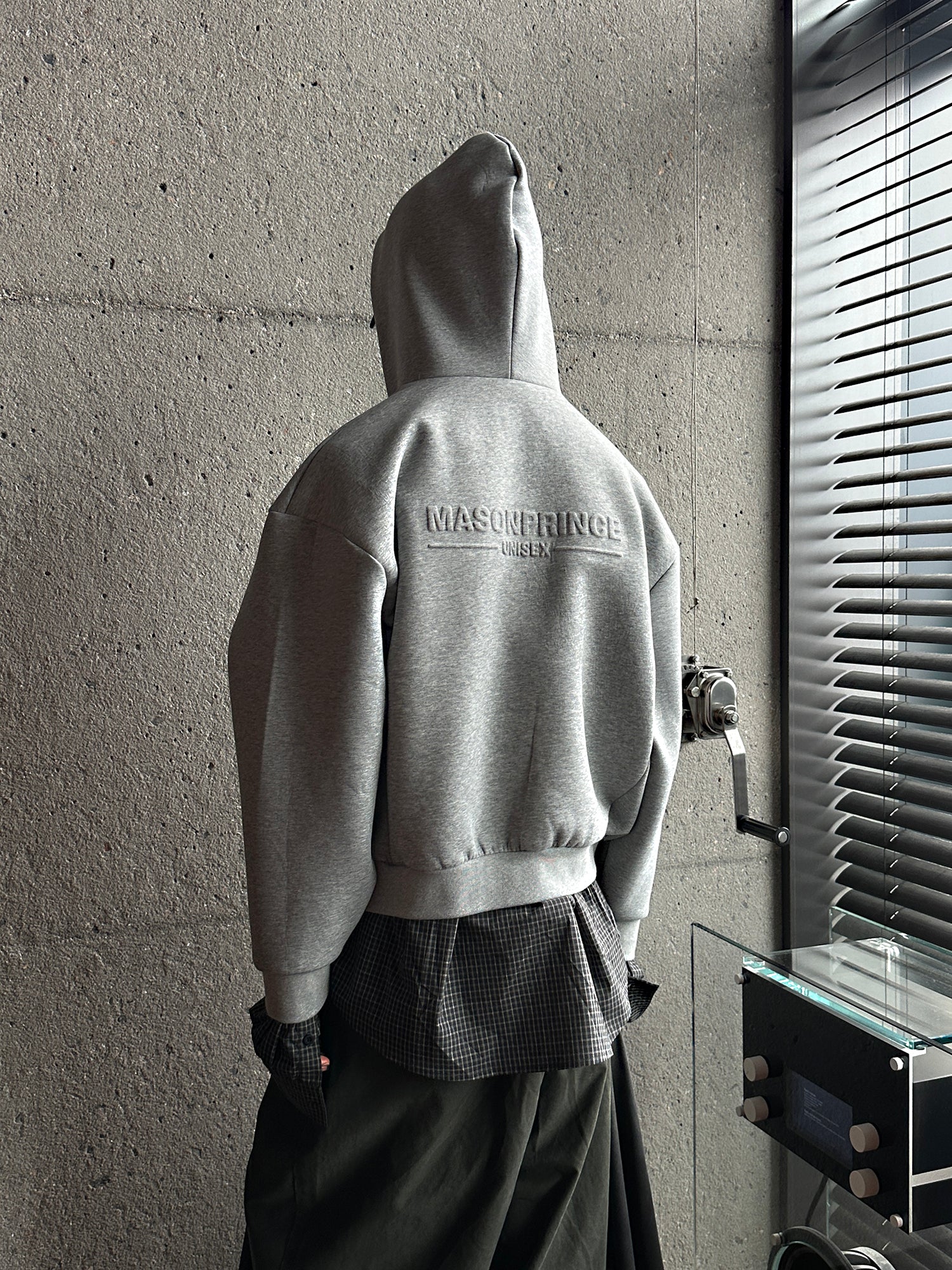 Double Layer Hooded Sweatshirt