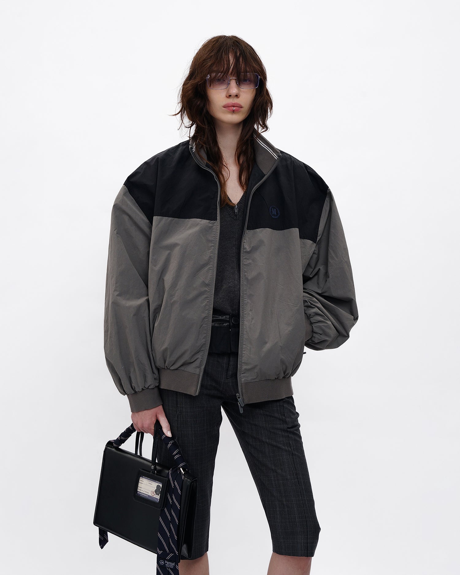 Heritage Contrast-Panel Sports Jacket