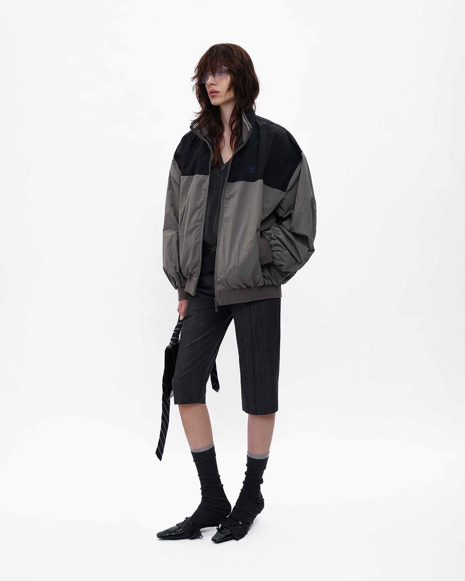 Heritage Contrast-Panel Sports Jacket