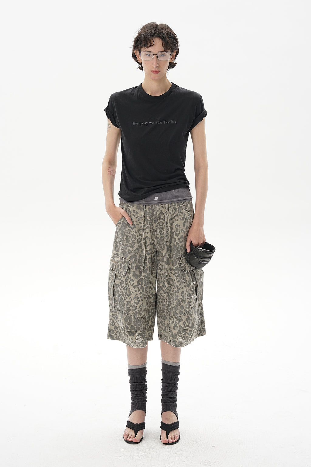 Leopard Cargo Croppants