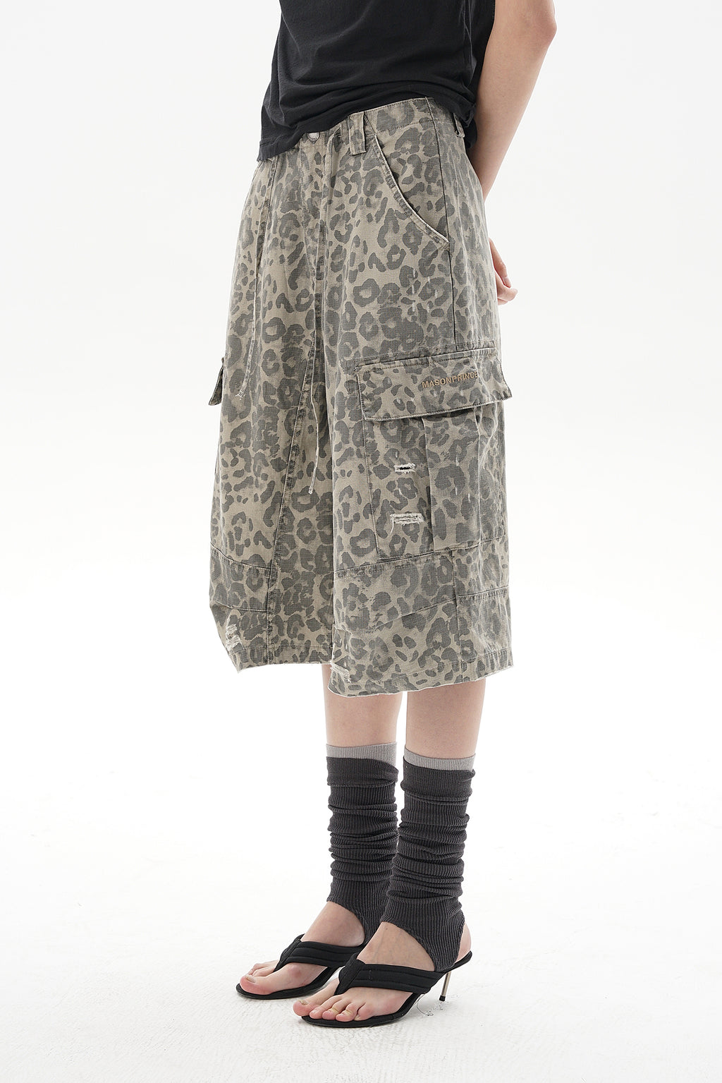 Leopard Cargo Croppants