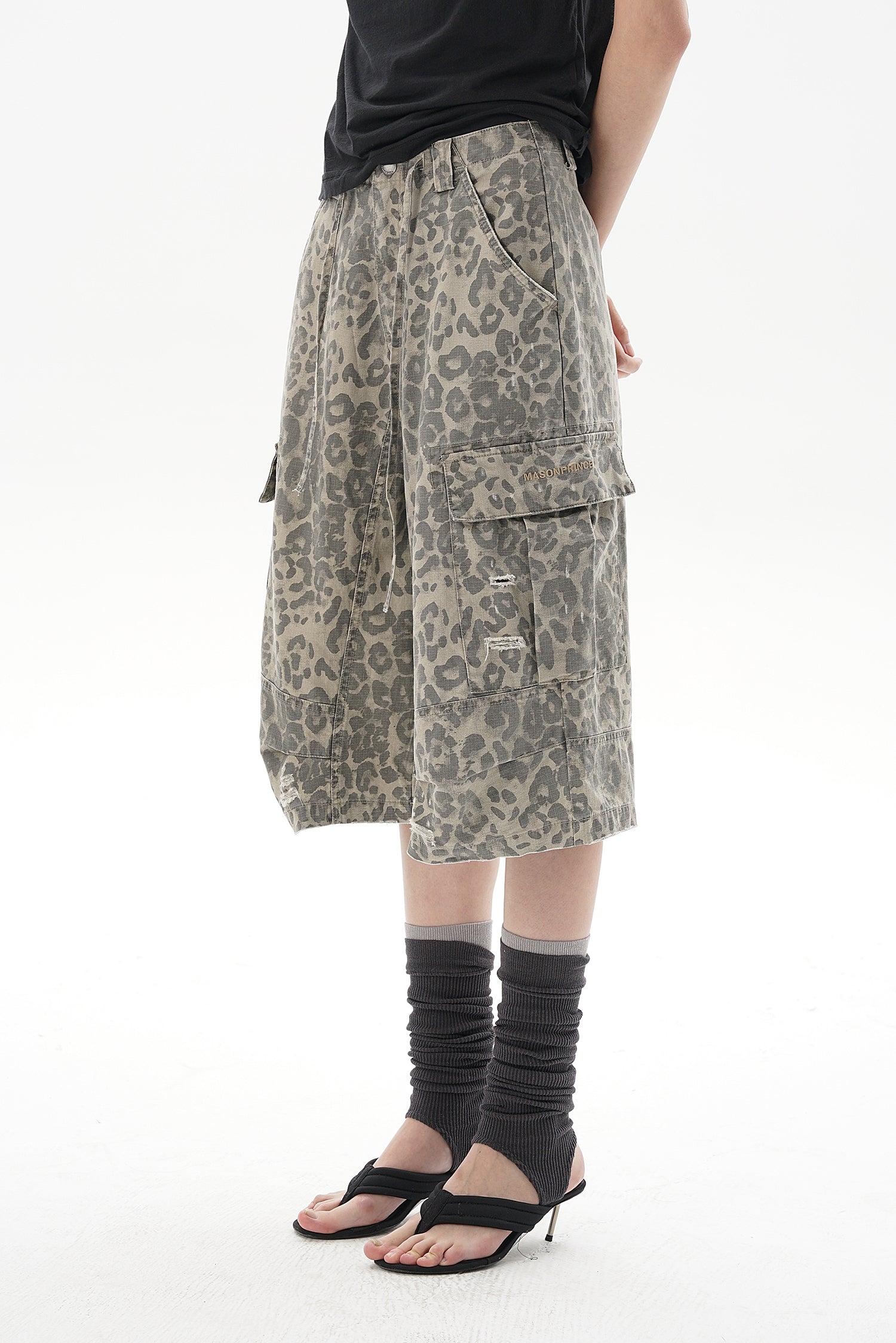 Leopard Cargo Croppants