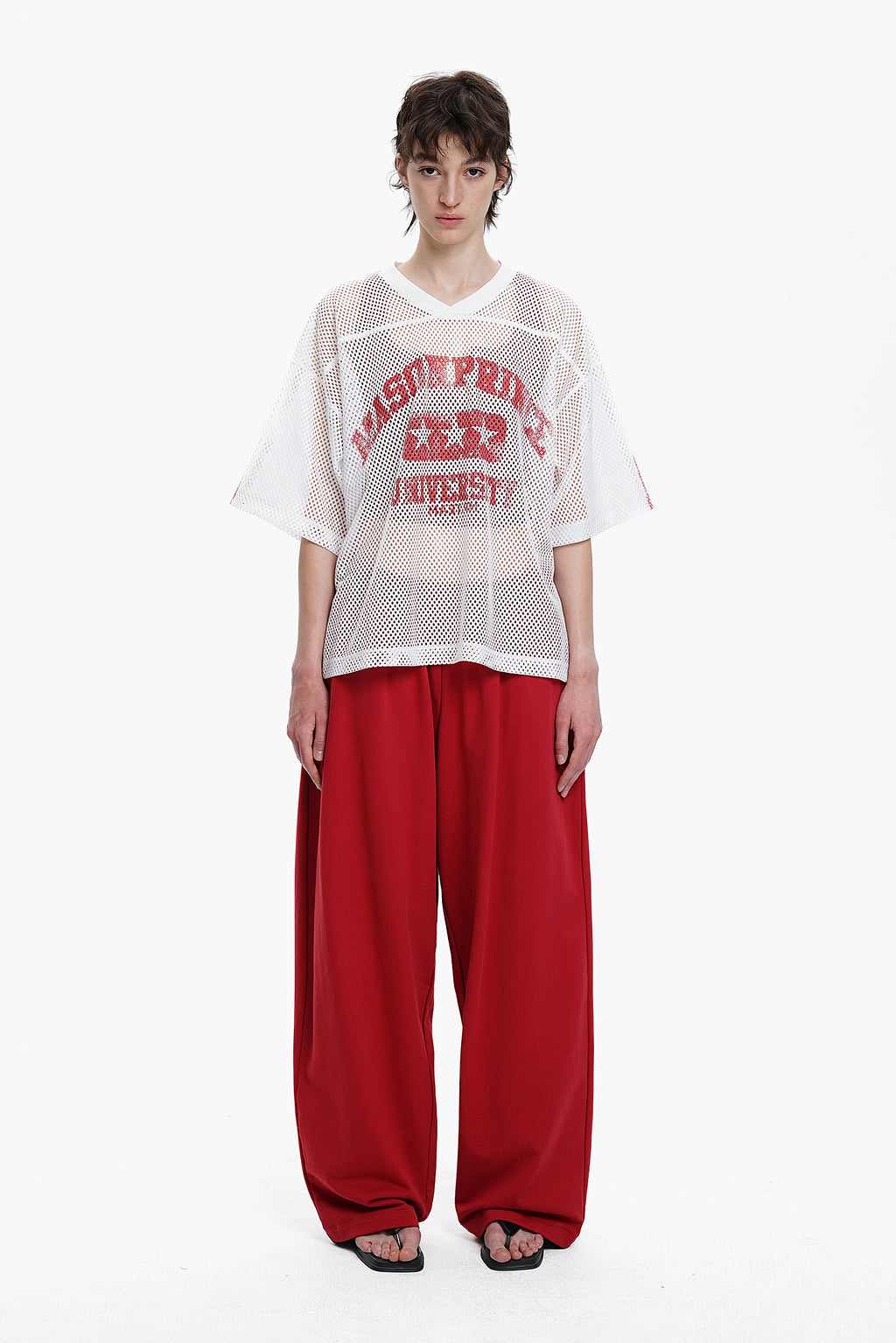 Mesh Sports Jersey Tee