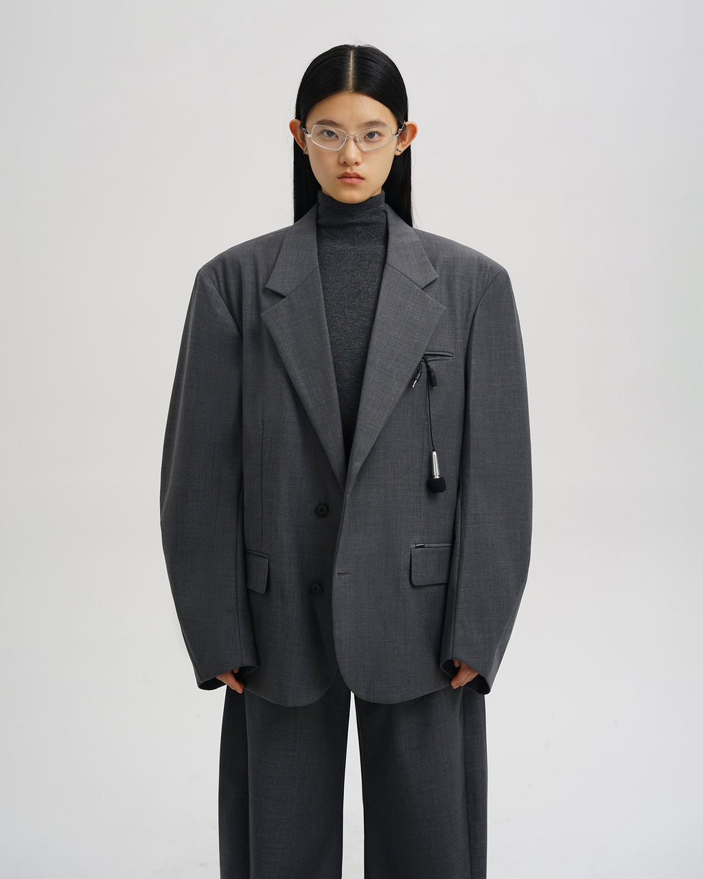 Hoshina Tailored Wool Blazer