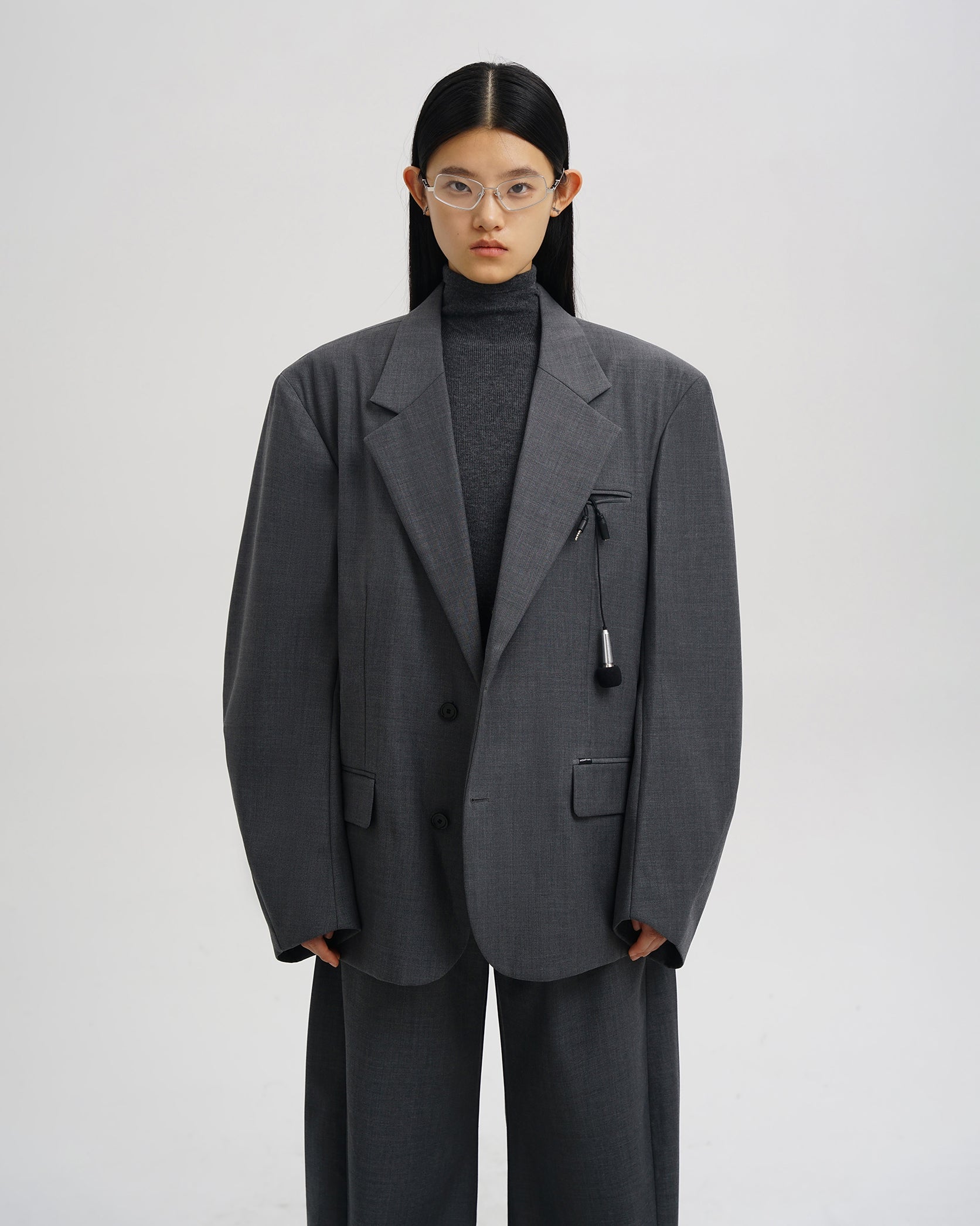 Hoshina Tailored Wool Blazer