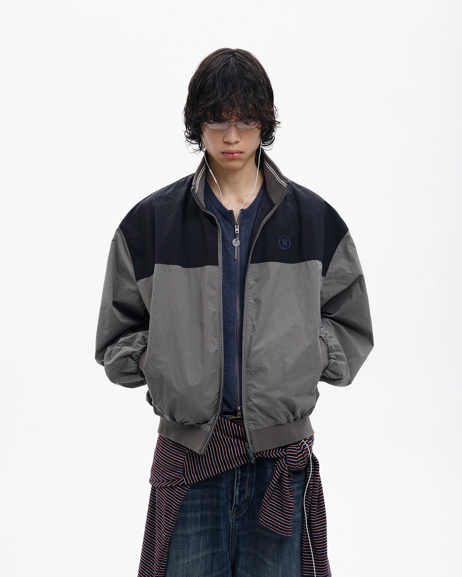 Heritage Contrast-Panel Sports Jacket