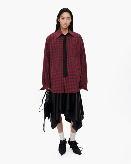 Oldschool Oversized Tie Shirt