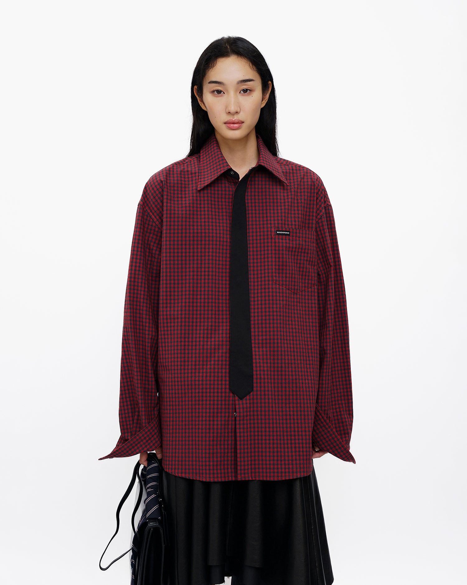 Oldschool Oversized Tie Shirt