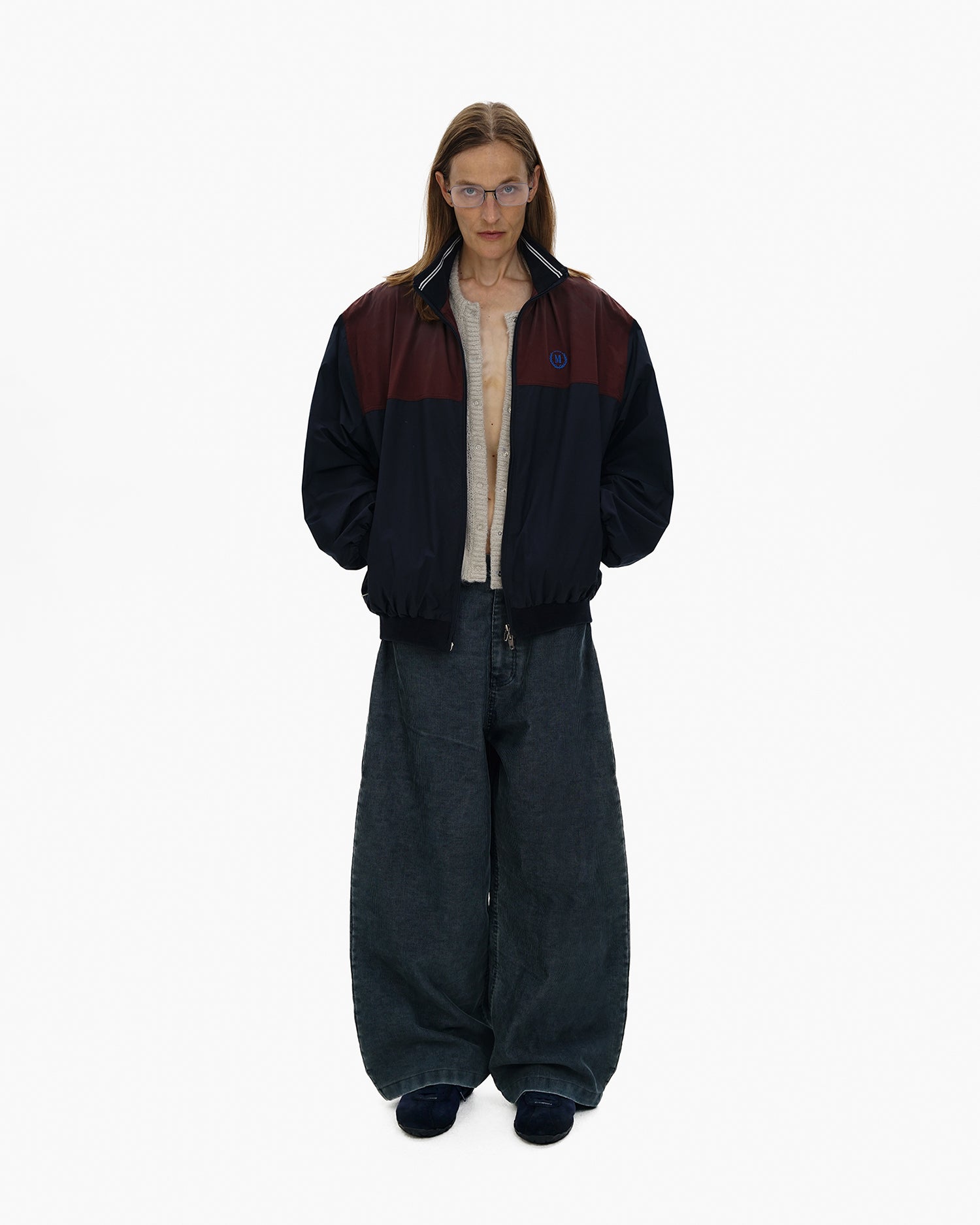 Heritage Contrast-Panel Sports Jacket