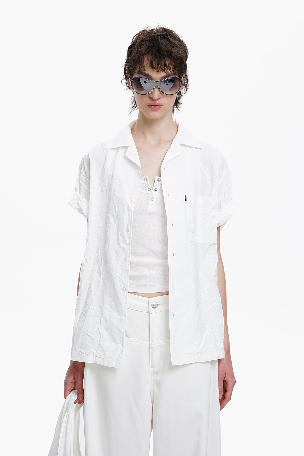 Waves in Linen Vacation Shirt