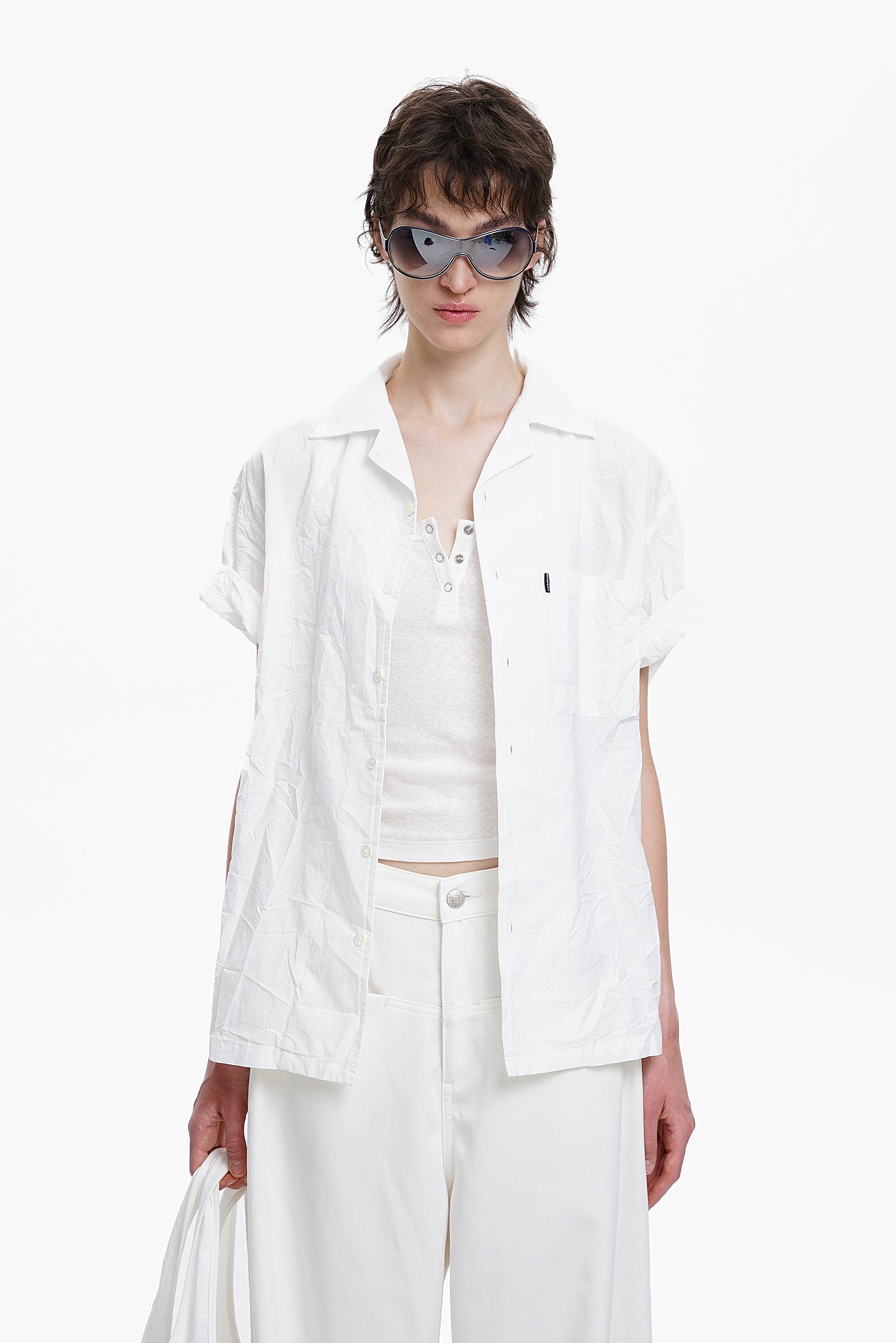Waves in Linen Vacation Shirt