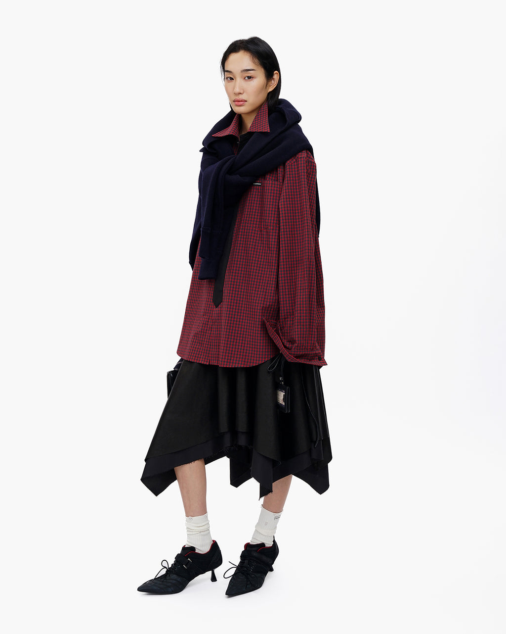 Oldschool Oversized Tie Shirt