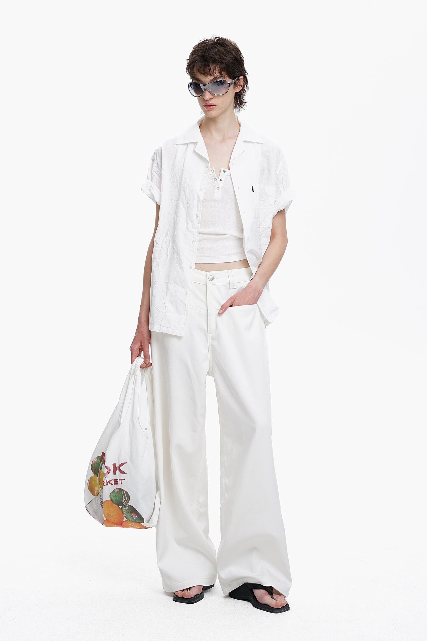 Waves in Linen Vacation Shirt