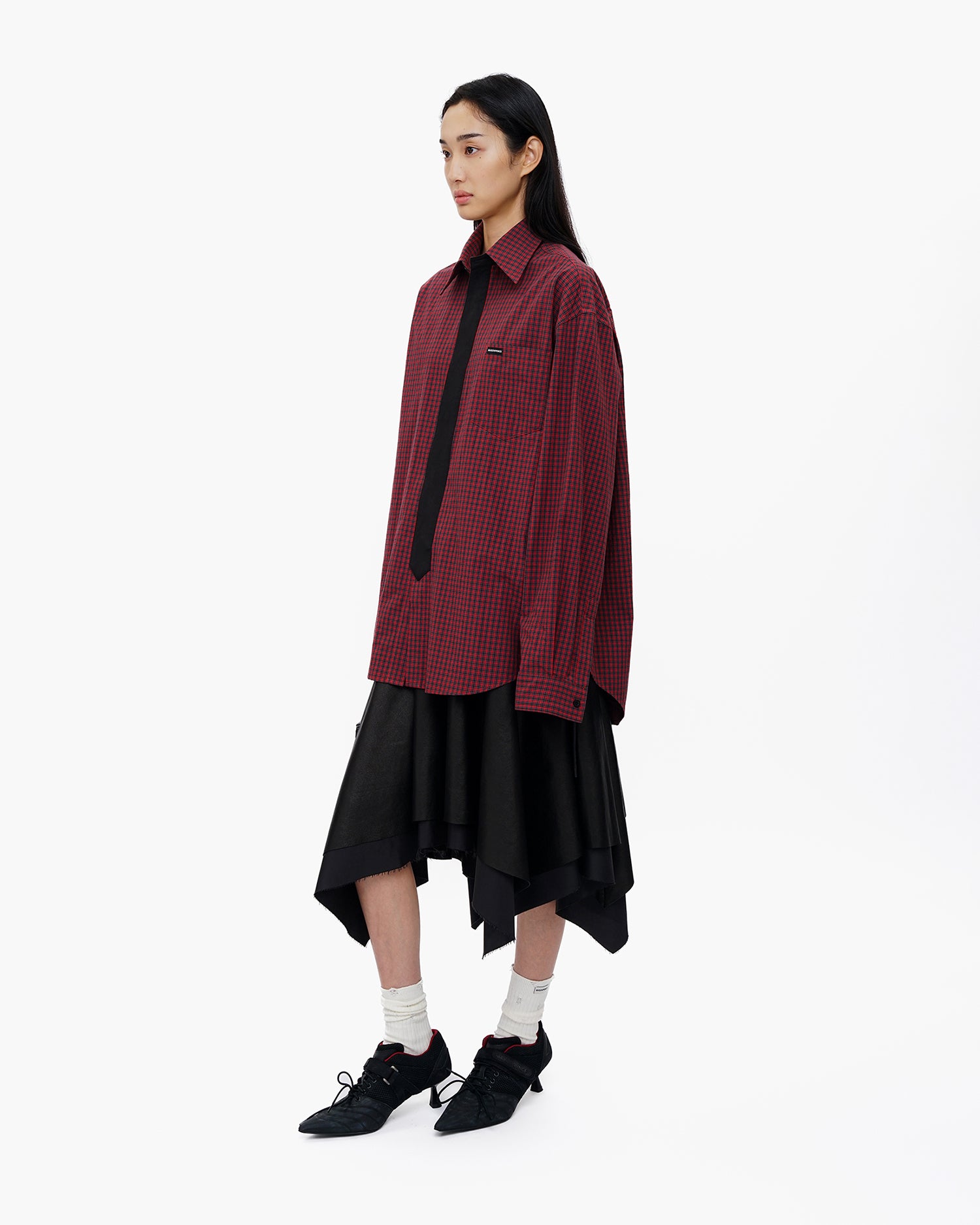 Oldschool Oversized Tie Shirt