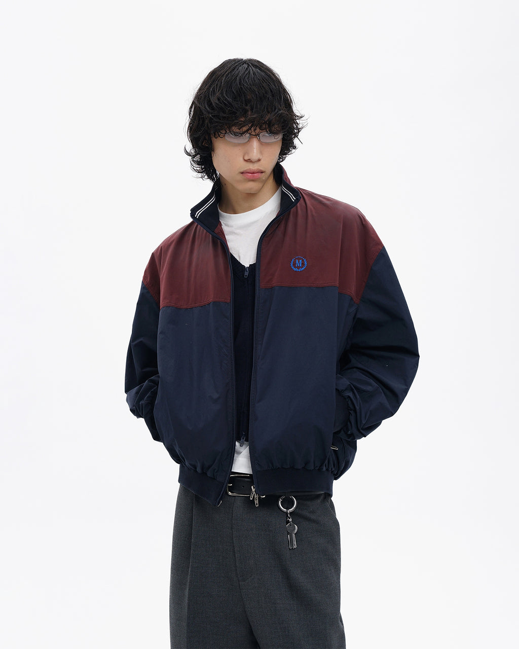 Heritage Contrast-Panel Sports Jacket