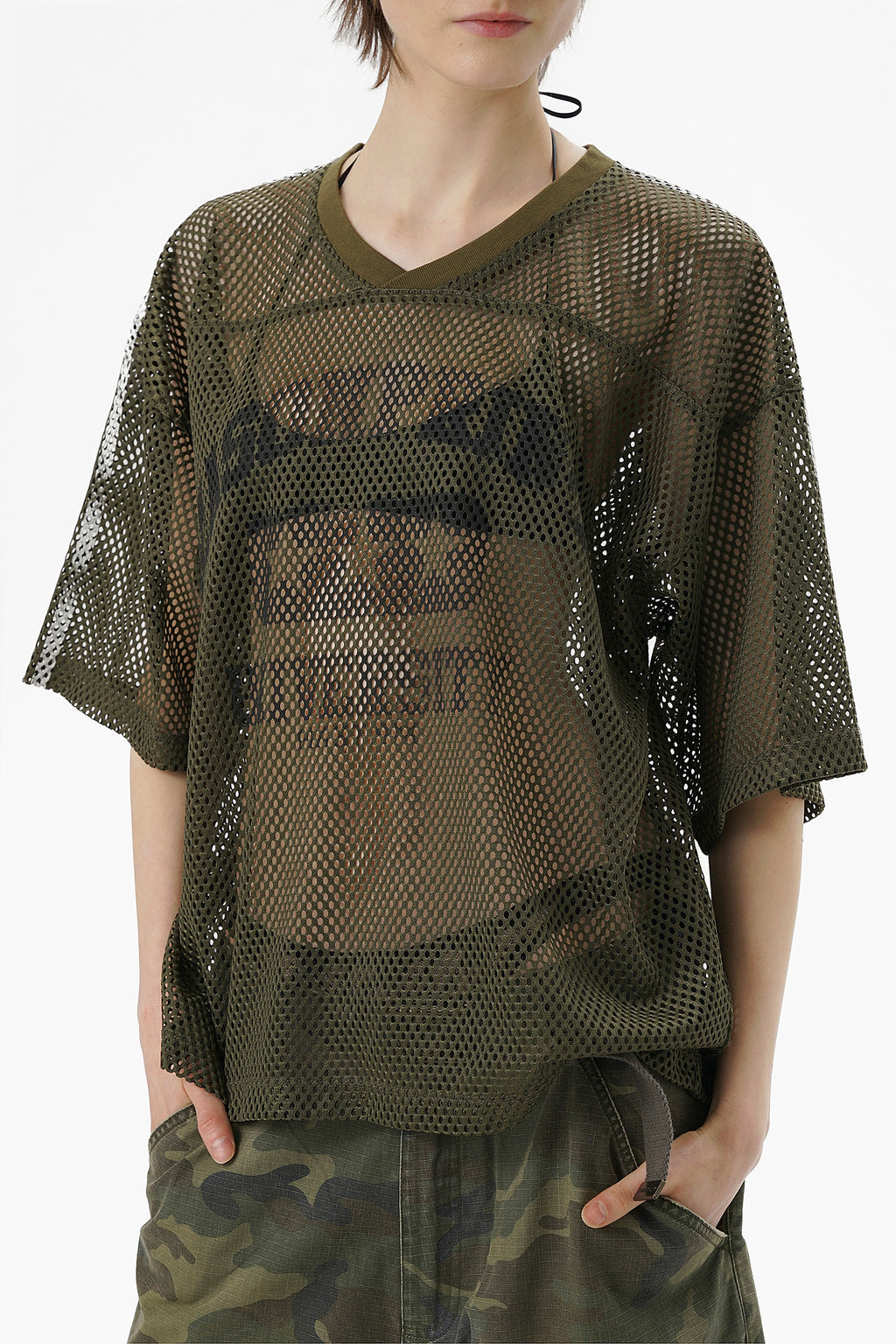 Mesh Sports Jersey Tee