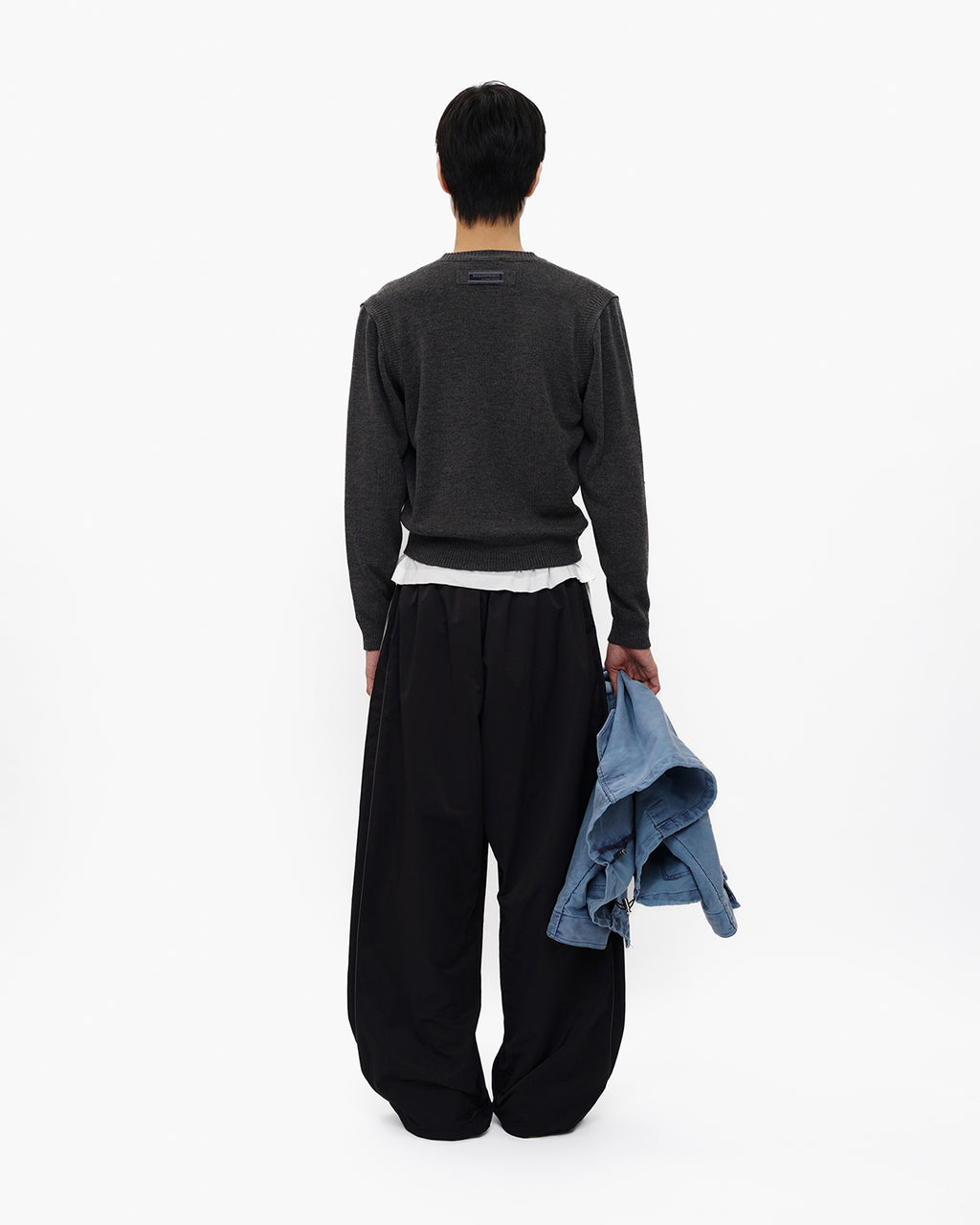 Classic Zip V-Neck Knit Cardigan