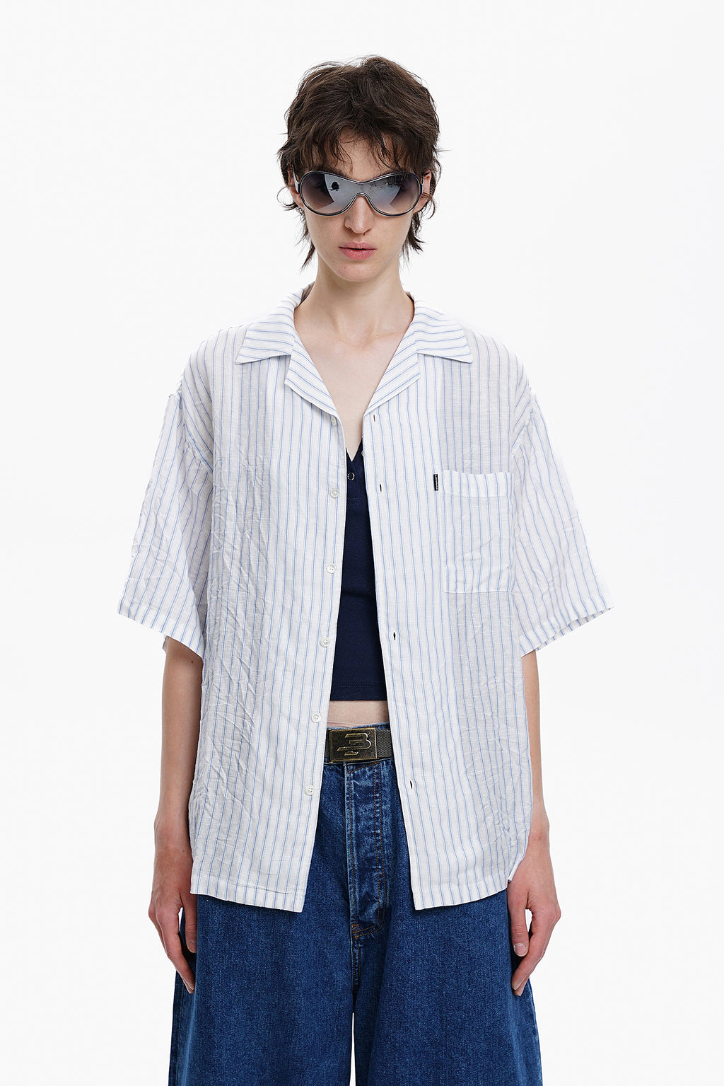 Waves in Linen Vacation Shirt