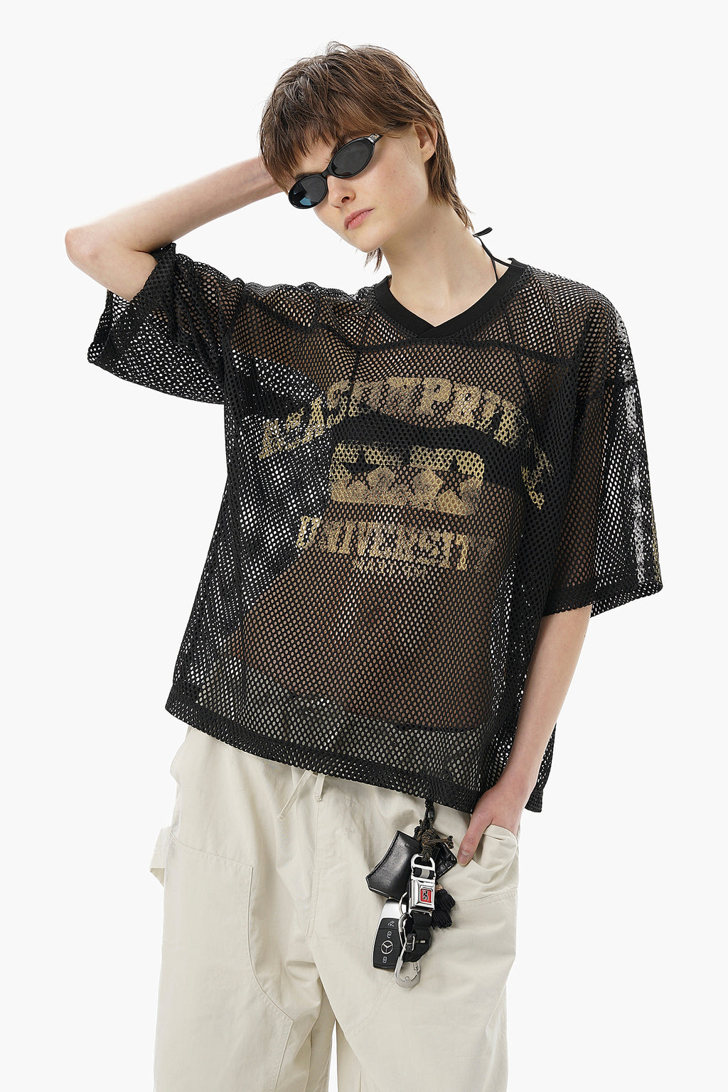 Mesh Sports Jersey Tee
