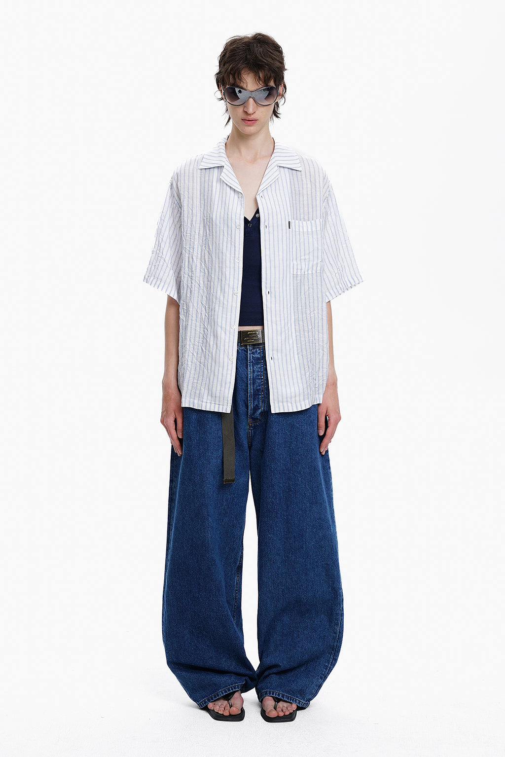 Waves in Linen Vacation Shirt