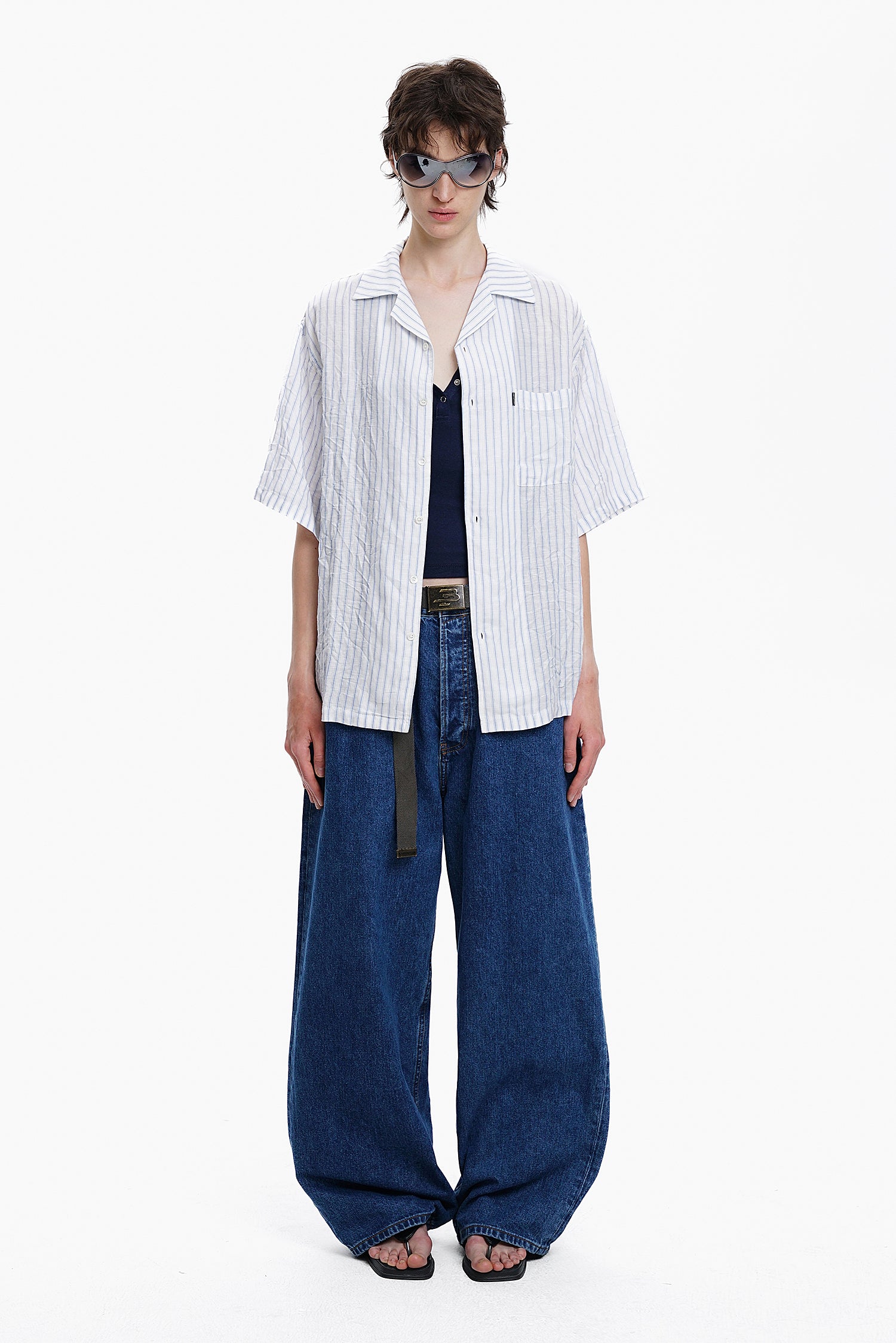 Waves in Linen Vacation Shirt