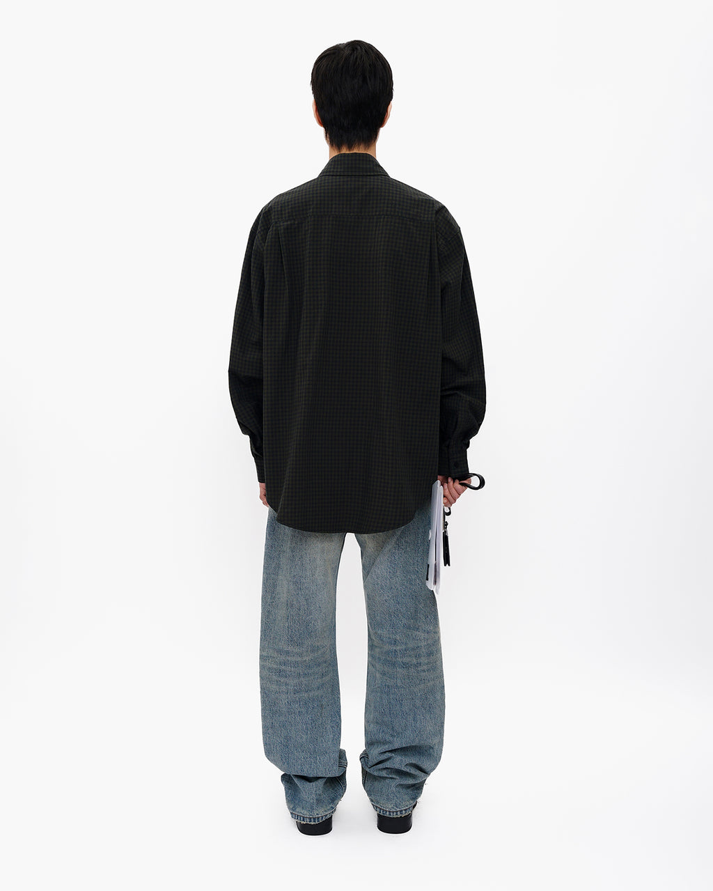 Oldschool Oversized Tie Shirt