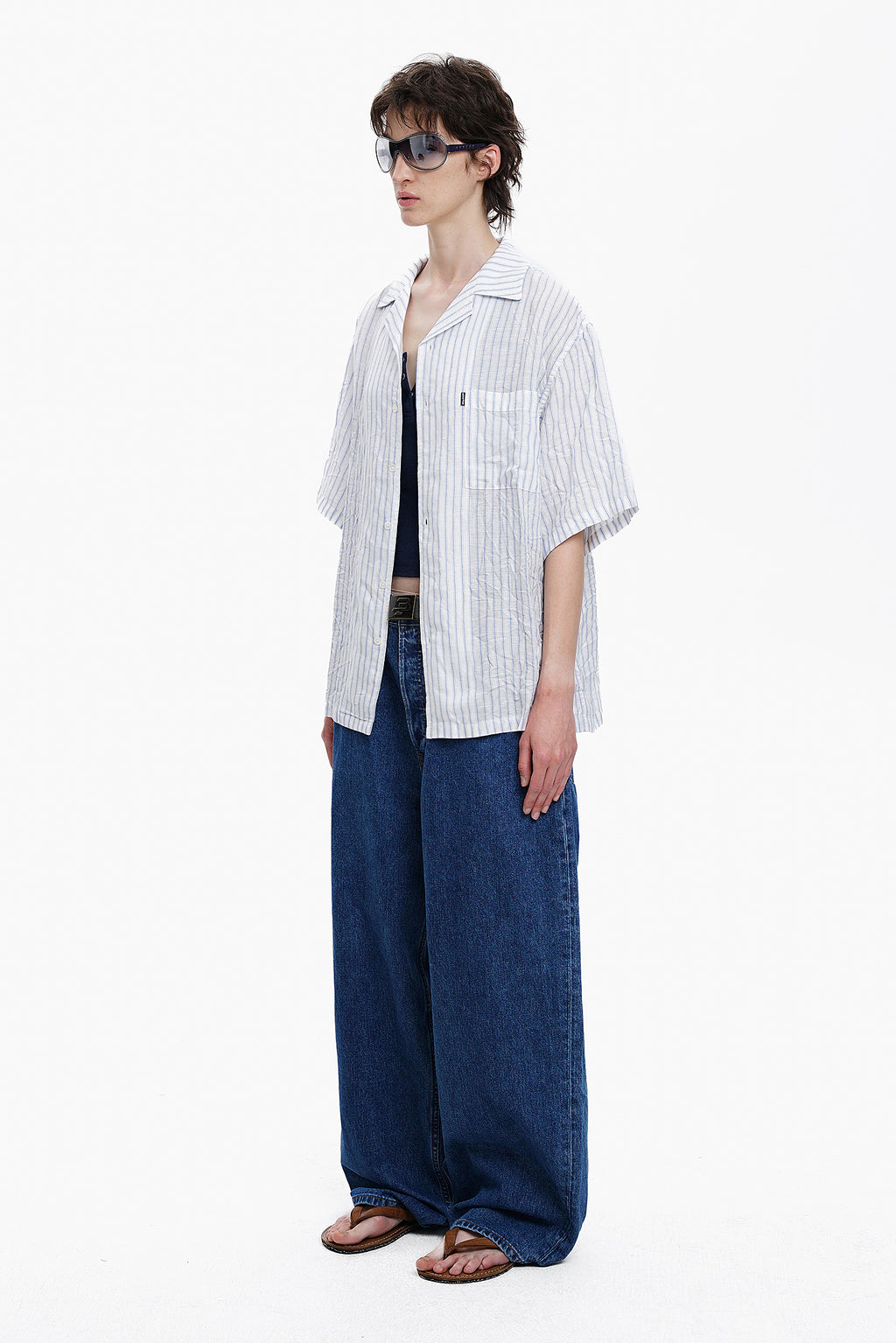 Waves in Linen Vacation Shirt