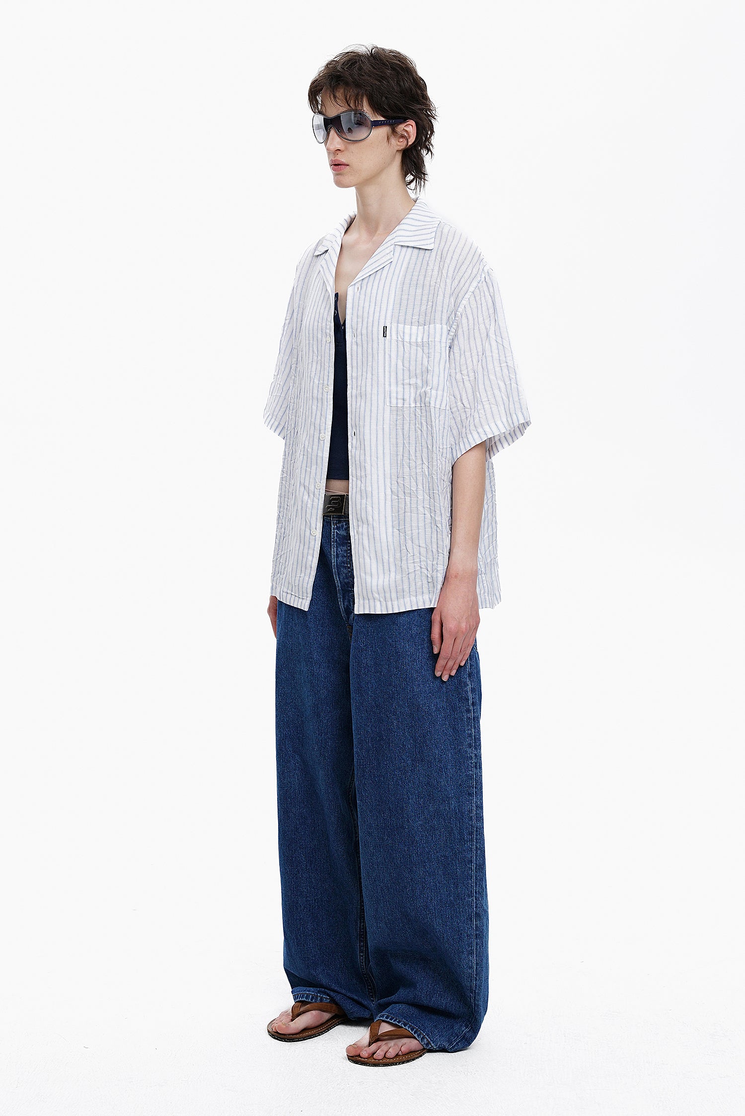 Waves in Linen Vacation Shirt