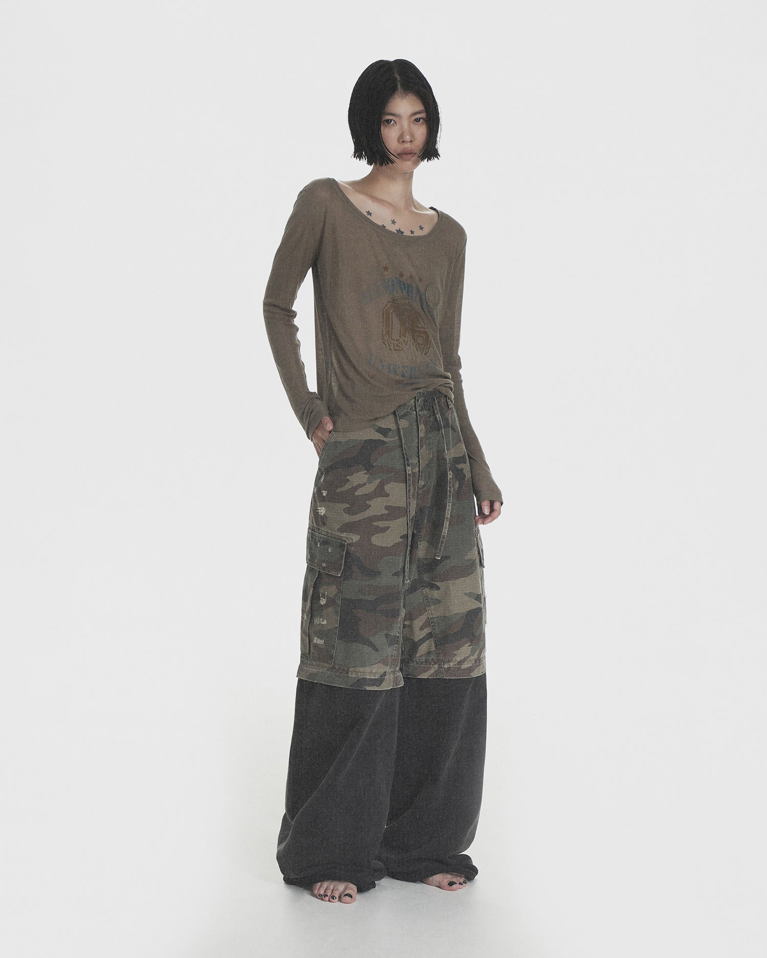 808 Modular Camo Knit Pants