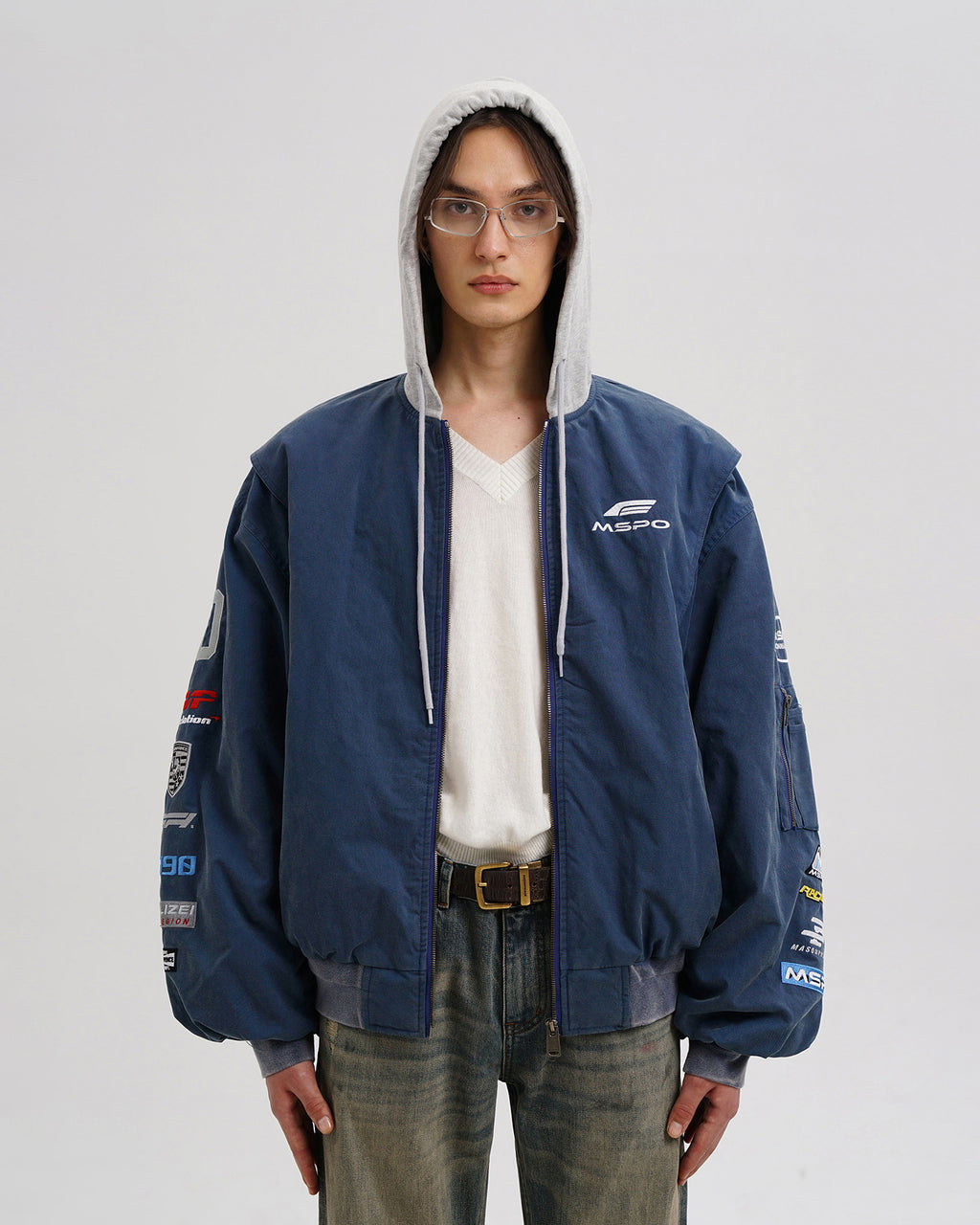 Turbo Capsule Hooded Bomber Jacket
