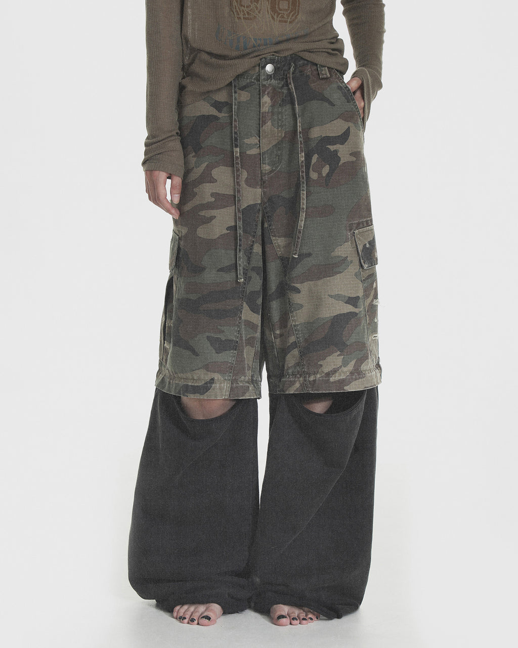 808 Modular Camo Knit Pants