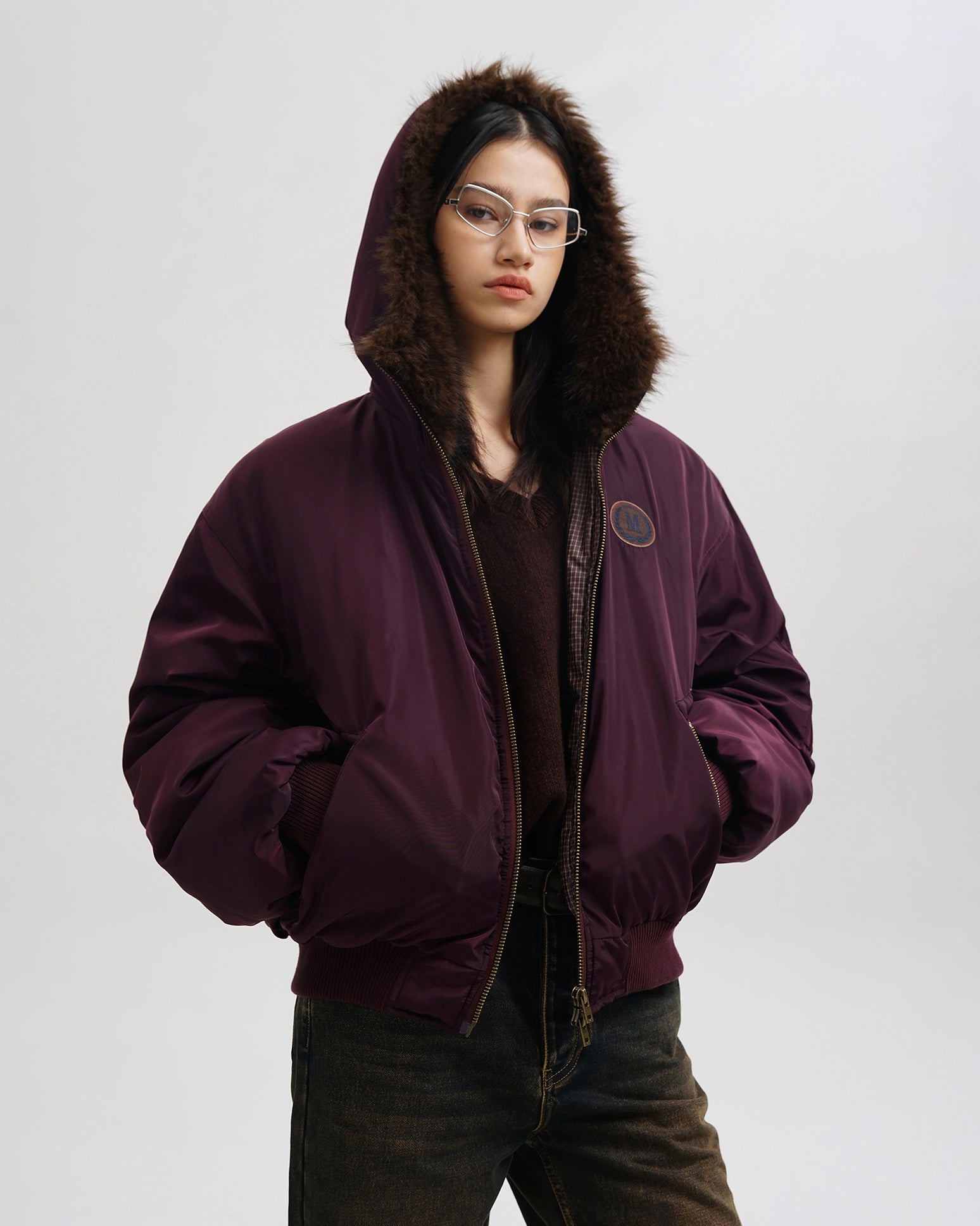 Vintage Academy Bomber Jacket