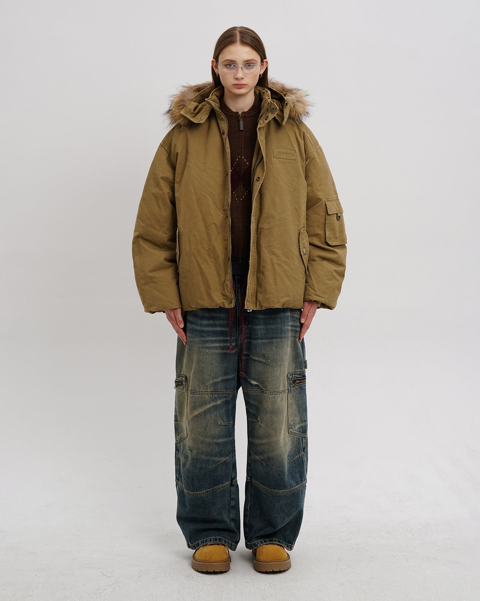 Vintage Fur Hood Parka