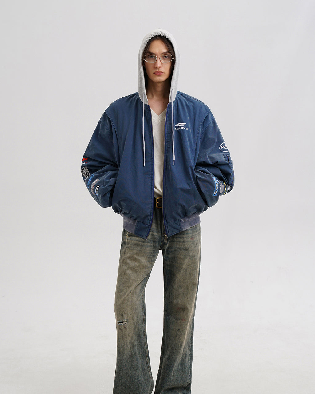 Turbo Capsule Hooded Bomber Jacket