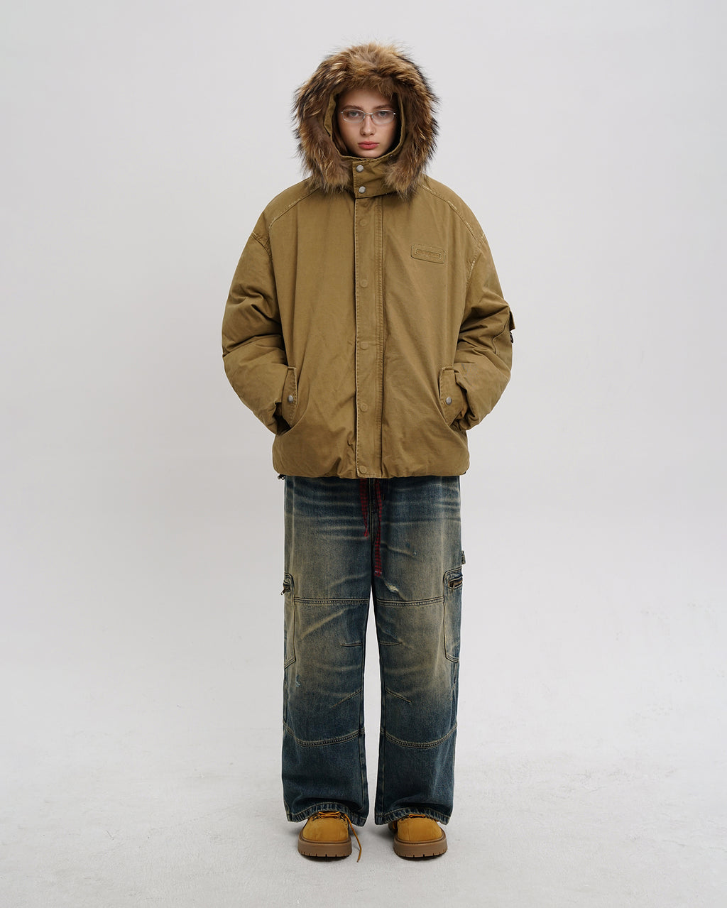 Vintage Fur Hood Parka