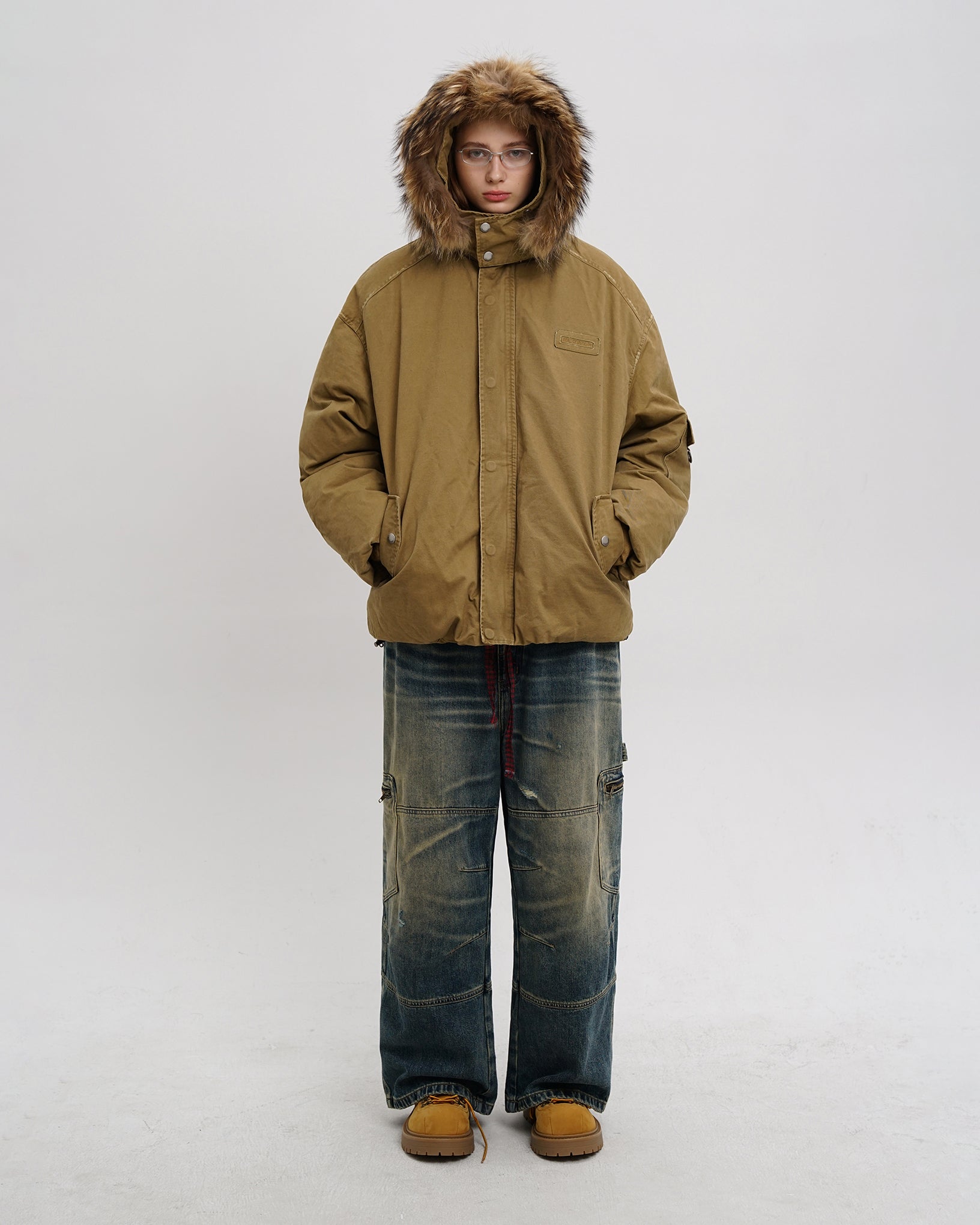 Vintage Fur Hood Parka