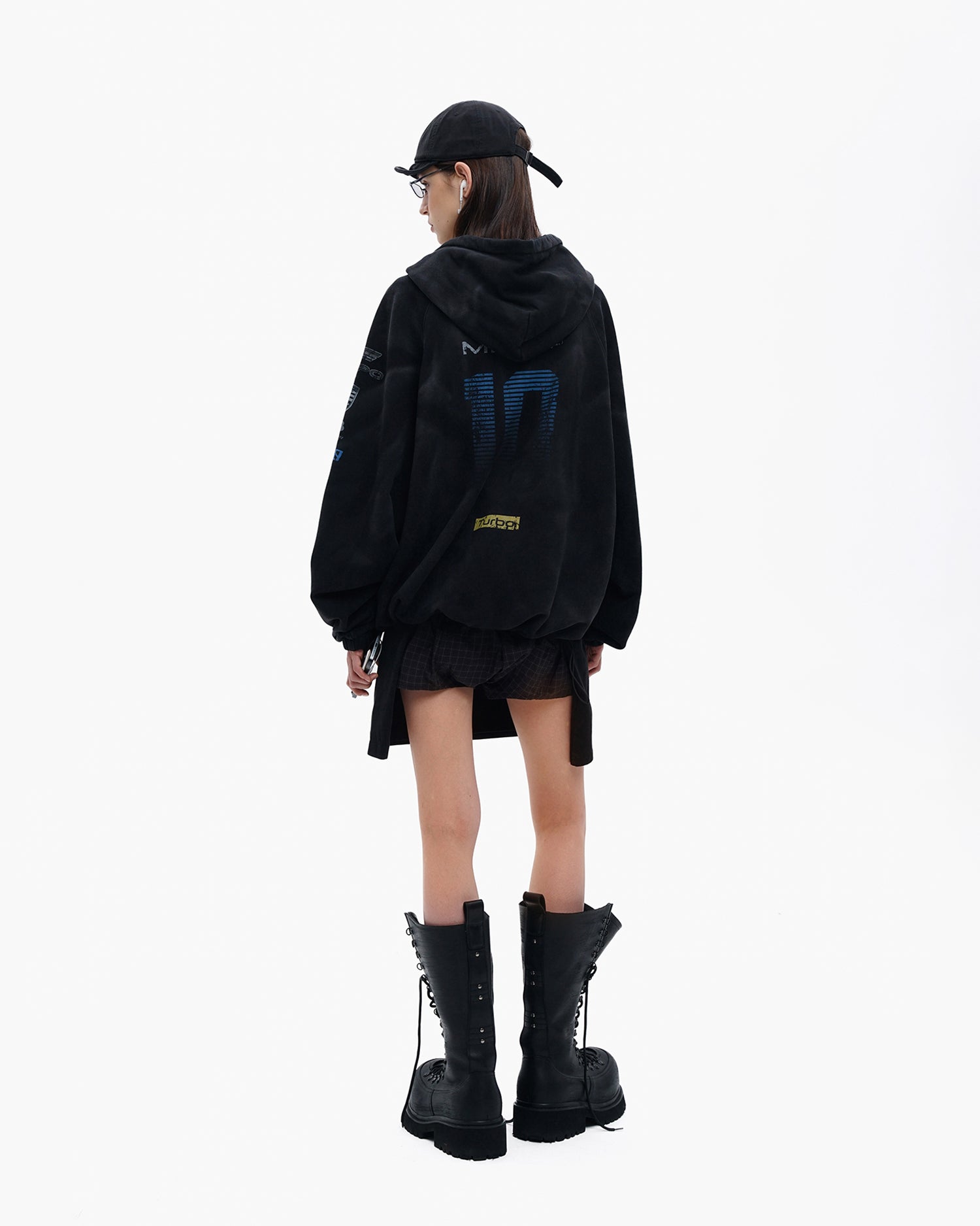 Racing Graphic Zip Hoodie