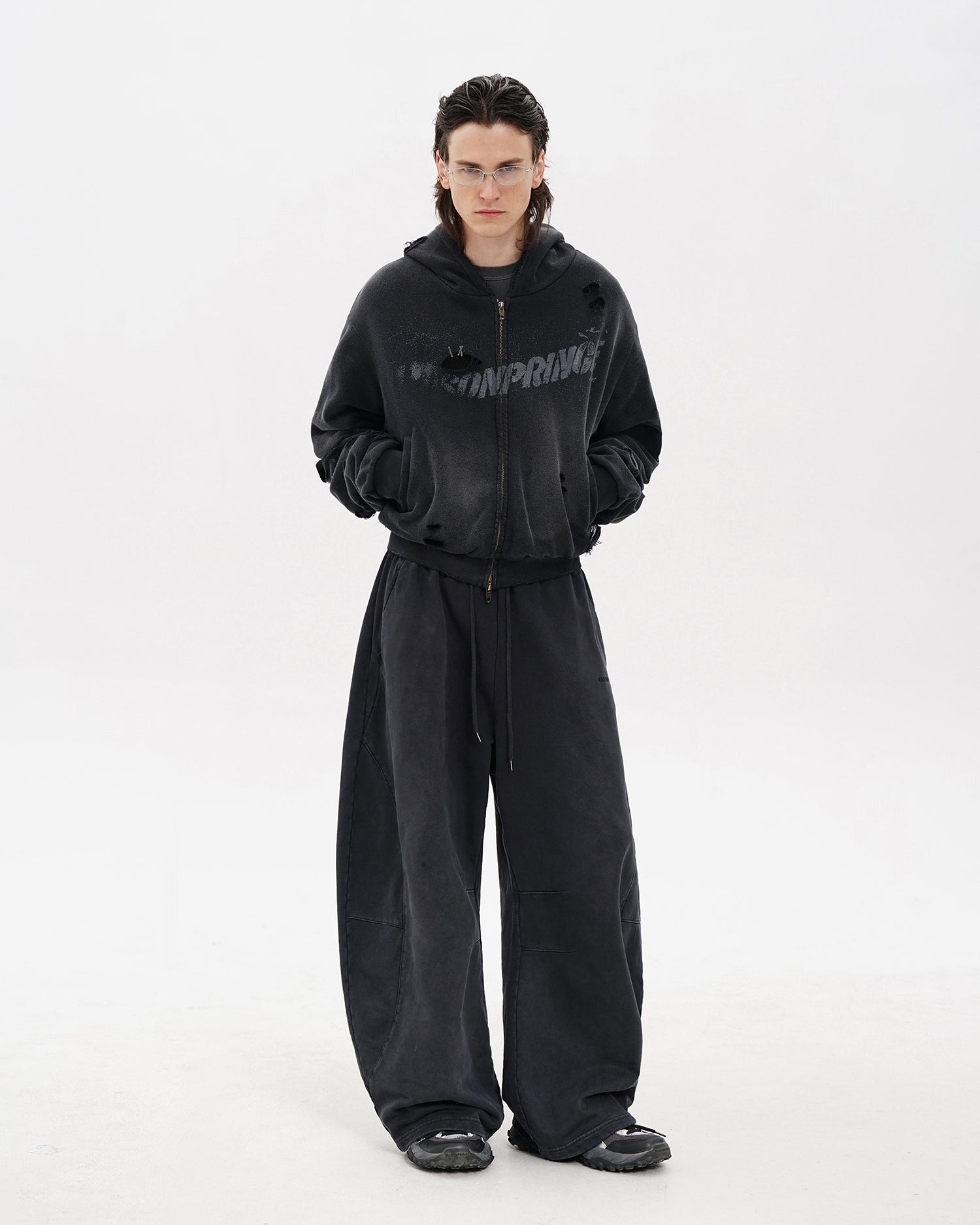 Iron Grey Cocoon Hoodie