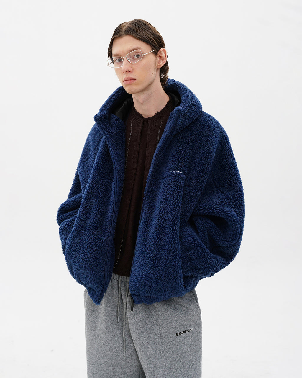 Anti-Static Sherpa Zip Hood Jacket