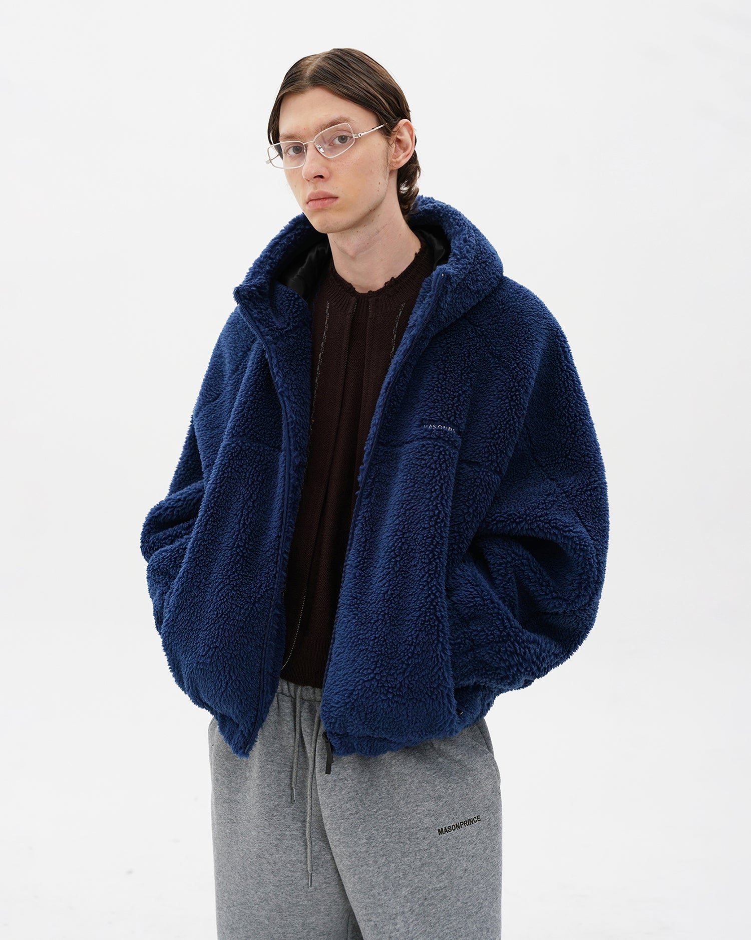 Anti-Static Sherpa Zip Hood Jacket