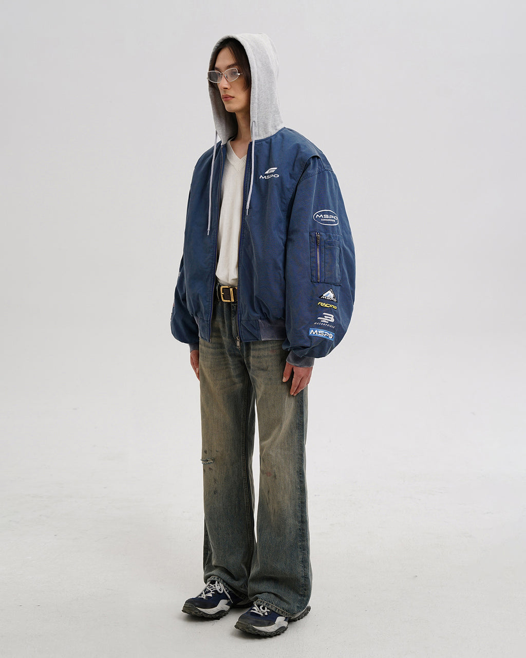 Turbo Capsule Hooded Bomber Jacket